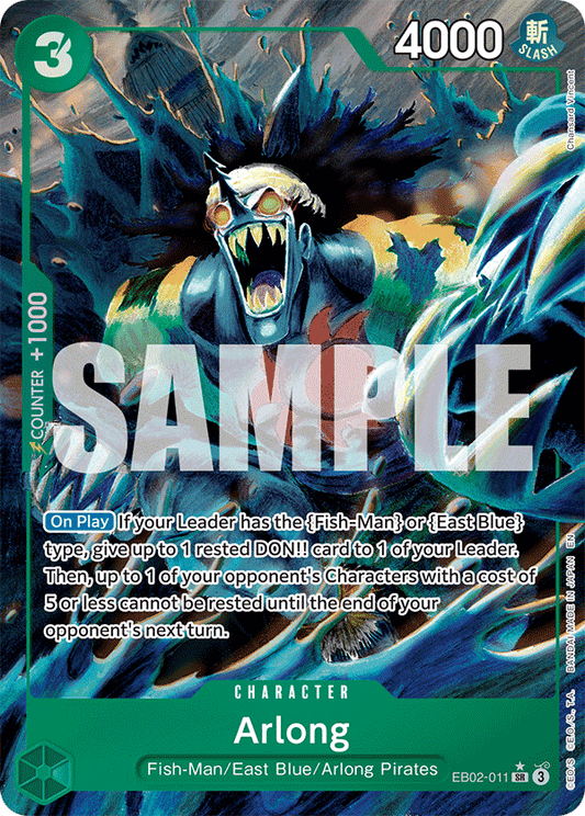 EB02-011 - Arlong - Super Rare ALT ART