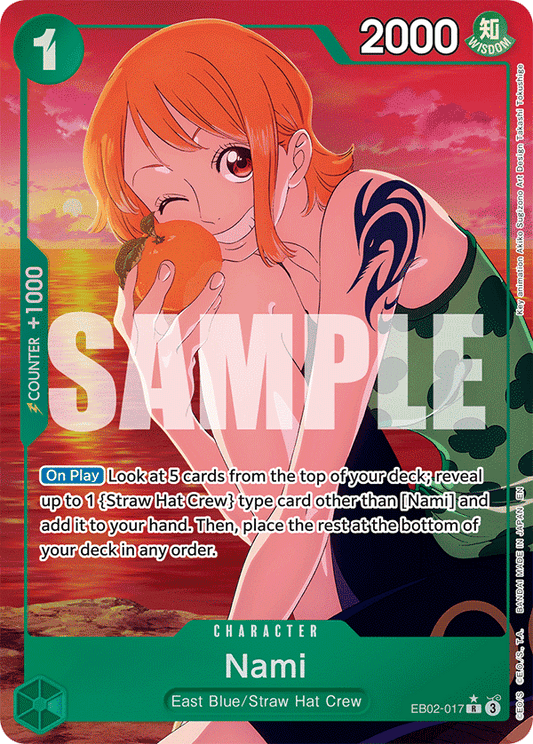 EB02-017 - Nami - Rare ALT ART