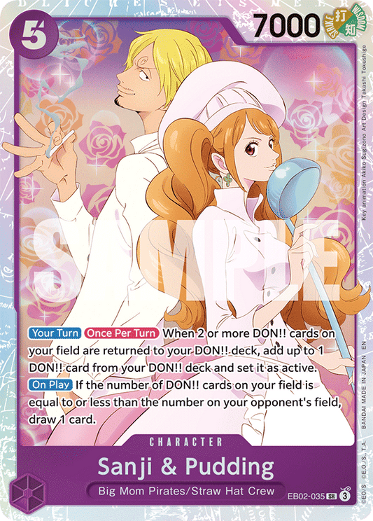 EB02-035 - Sanji & Pudding - Super Rare