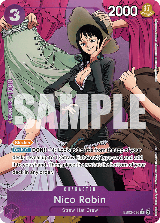 EB02-036 - Nico Robin - Rare ALT ART