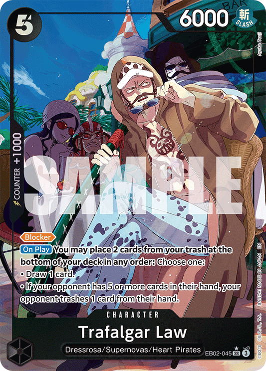 EB02-045 - Trafalgar Law - Super Rare ALT ART