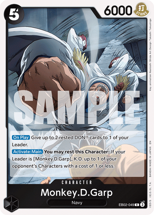 EB02-049 - Monkey.D.Garp - Rare