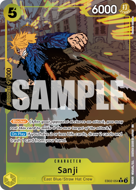 EB02-054 - Sanji - Rare ALT ART