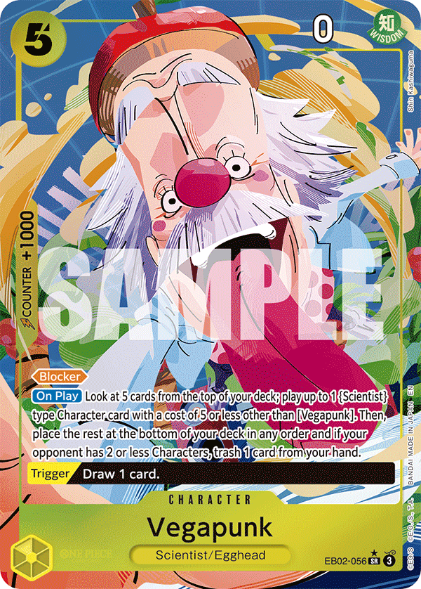 EB02-056 - Vegapunk - Super Rare ALT ART