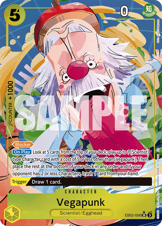 EB02-056 - Vegapunk - Super Rare ALT ART