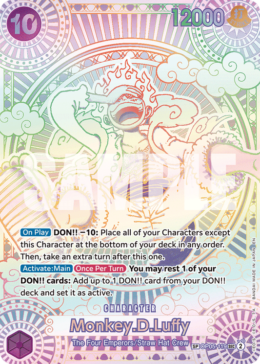 OP05-119 - Monkey.D.Luffy - Special Card (Silver)