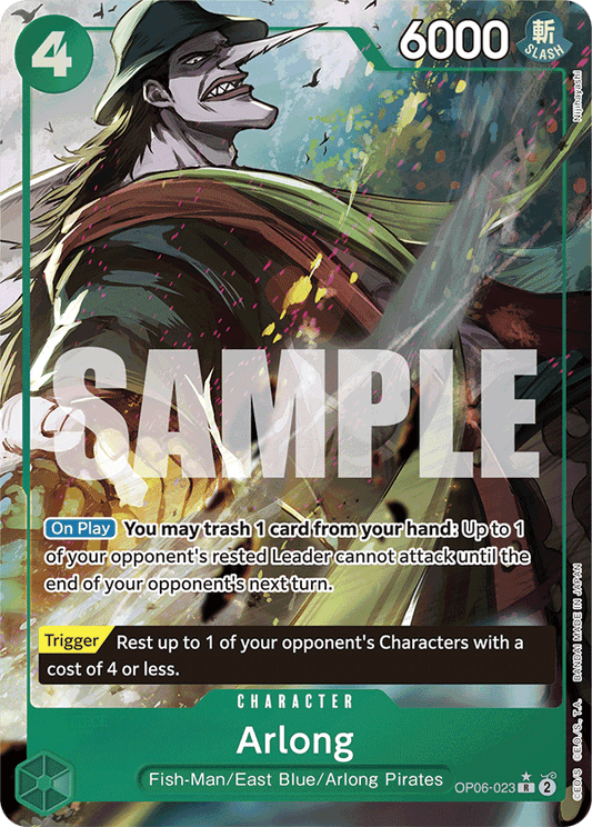 OP06-023 - Arlong - Rare Full Art