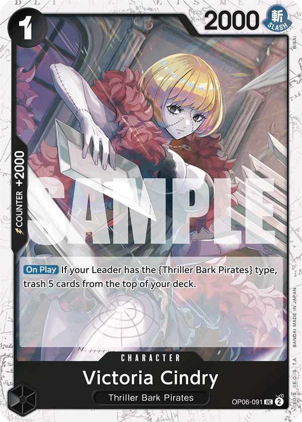 OP06-091 - Victoria Cindry - Uncommon (Jolly Roger Foil)