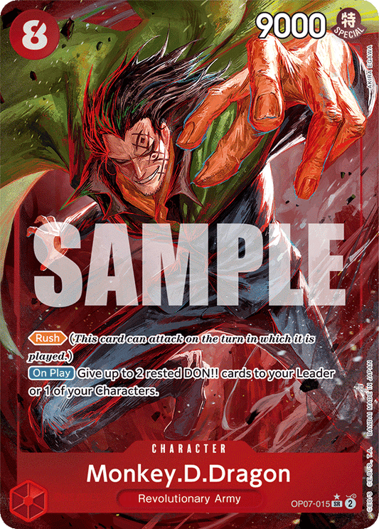 OP07-015 - Monkey.D.Dragon - Super Rare (Alternate Art)