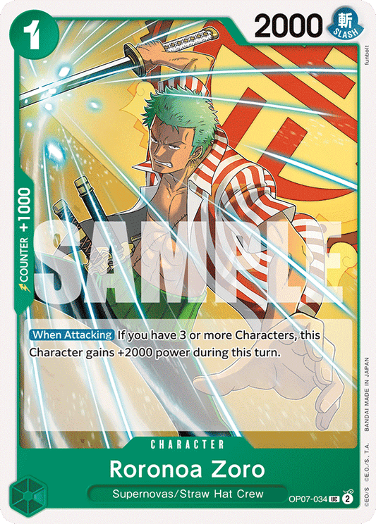 OP07-034 - Roronoa Zoro - Uncommon