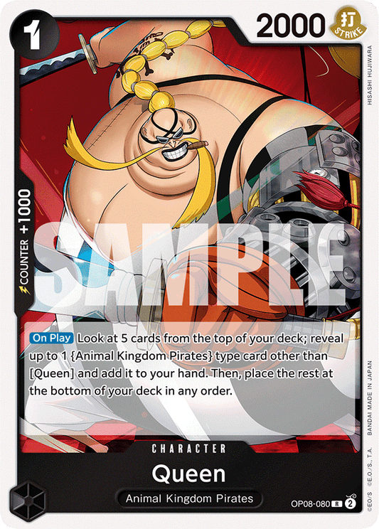 OP08-080 - Queen - Rare