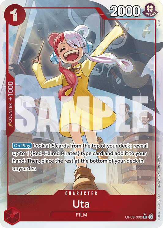 OP09-002 - Uta - Rare Alt Art
