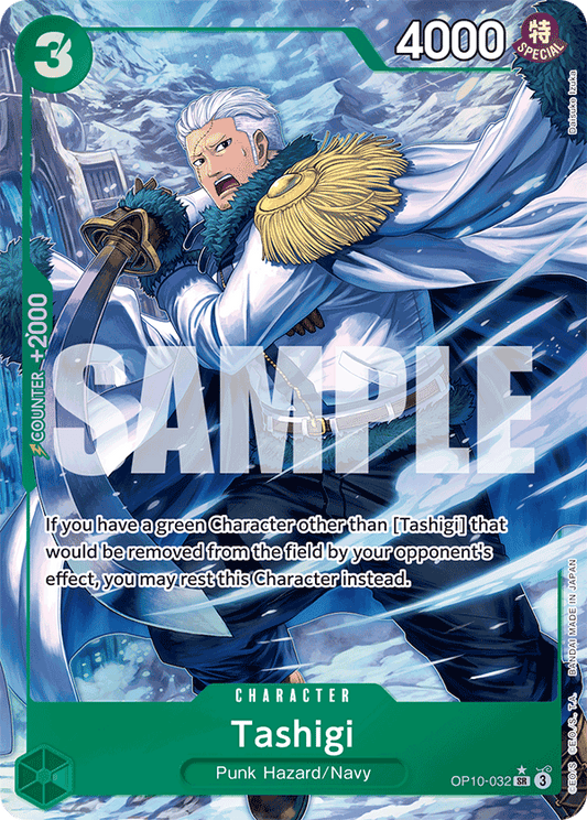OP10-032 - Tashigi - Super Rare Alt Art