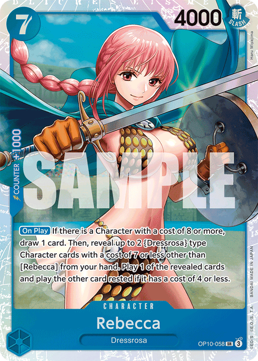 OP10-058 - Rebecca - Super Rare