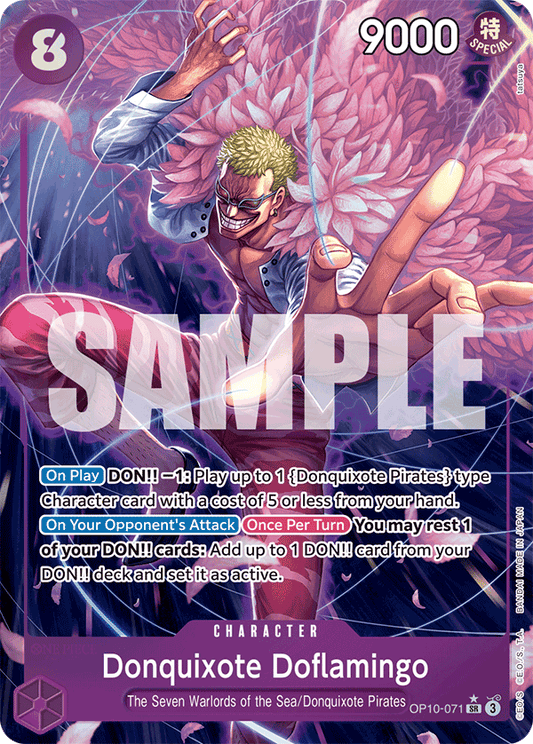 OP10-071 - Donquixote Doflamingo - Super Rare Alt Art