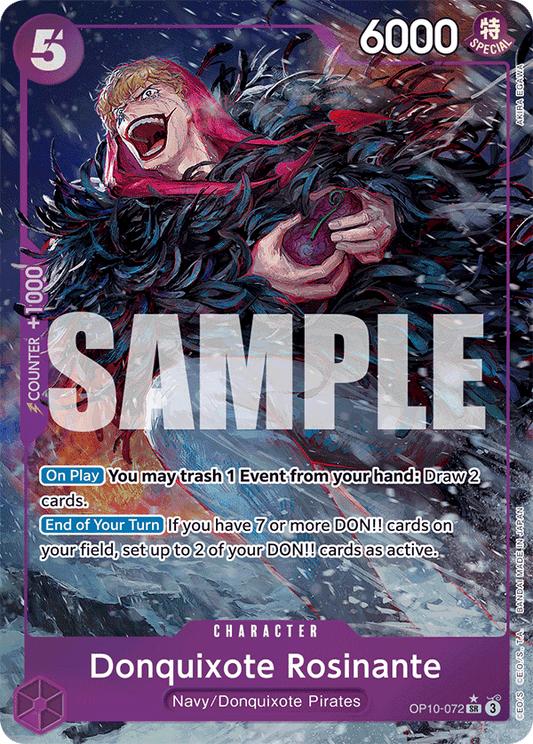 OP10-072 - Donquixote Rosinante - Super Rare Alt Art