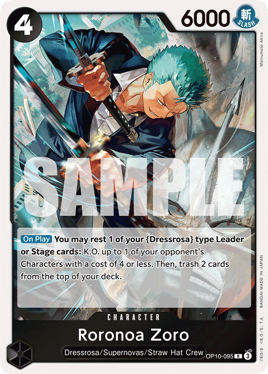 OP10-095 - Roronoa Zoro - Rare
