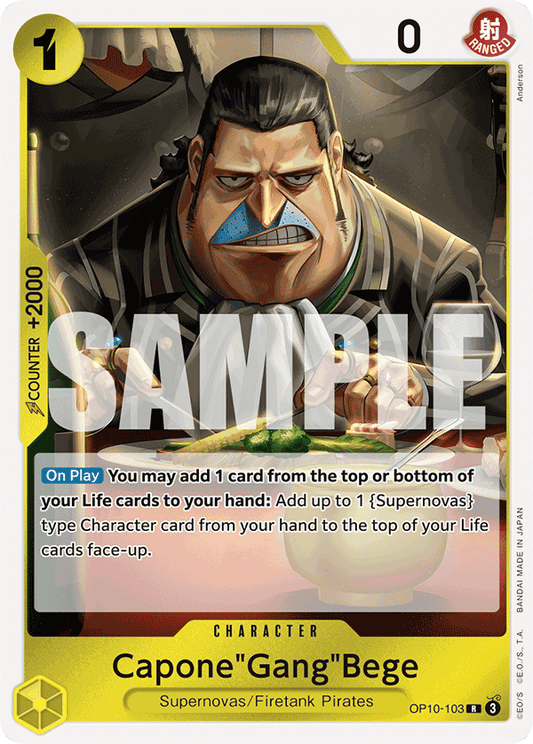 OP10-103 - Capone"Gang"Bege - Rare