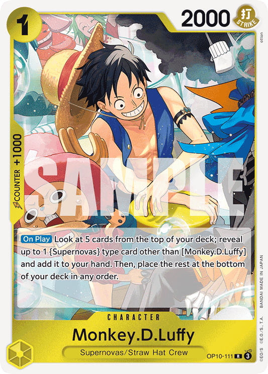 OP10-111 - Monkey.D.Luffy - Rare