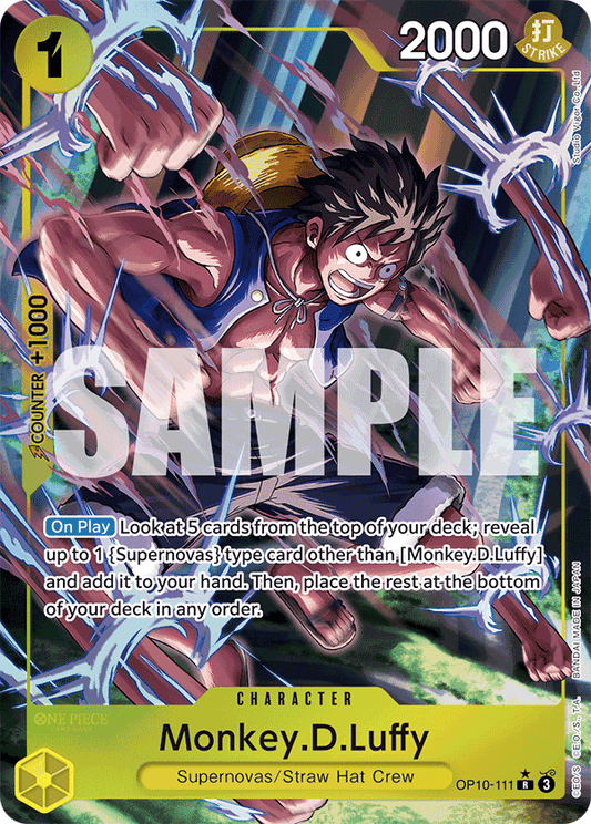 OP10-111 - Monkey.D.Luffy - Rare Alt Art
