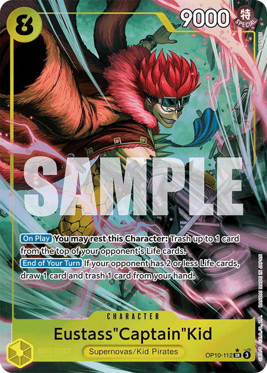 OP10-112 - Eustass"Captain"Kid - Super Rare Alt Art