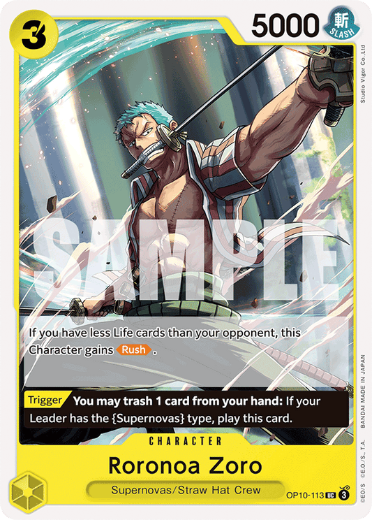 OP10-113 - Roronoa Zoro - Uncommon