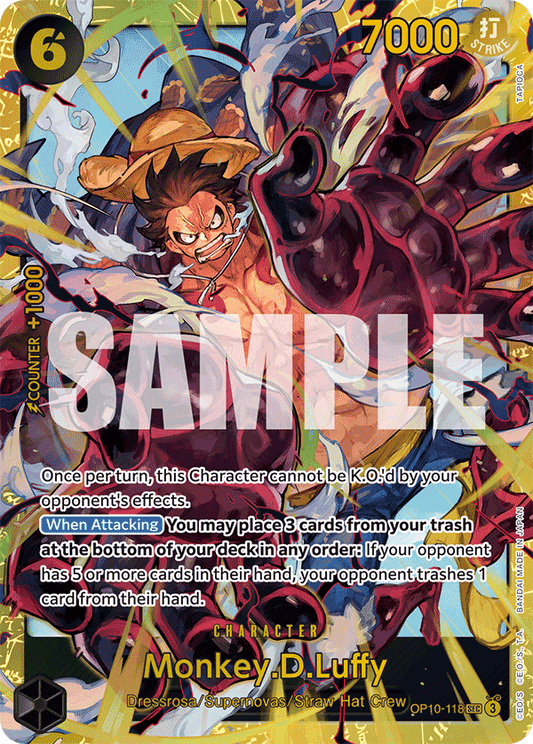 OP10-118 - Monkey.D.Luffy - Secret Rare