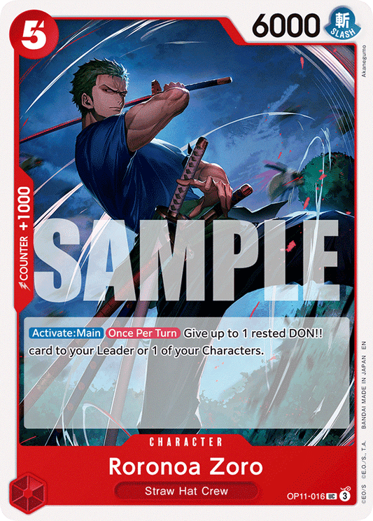 OP11-016 - Roronoa Zoro - Uncommon