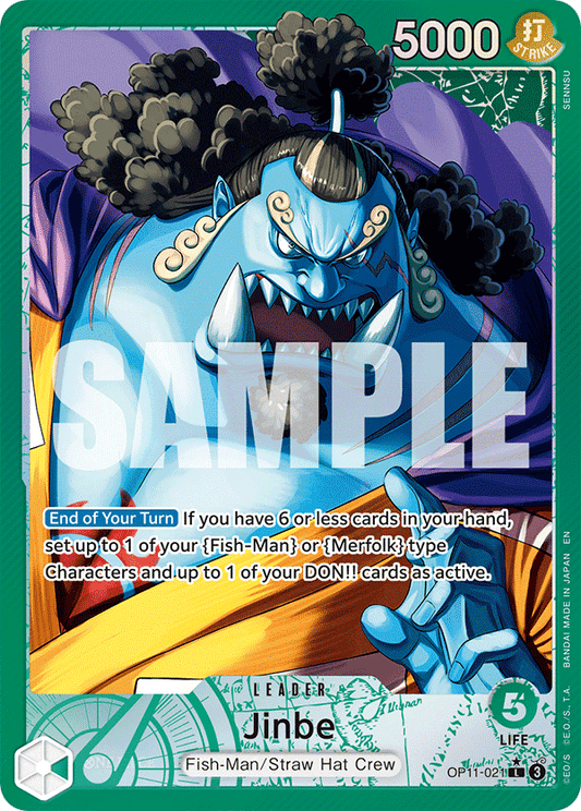 OP11-021 - Jinbe - Leader Alt Art