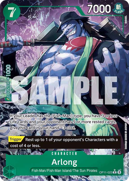 OP11-023 - Arlong - Rare Alt Art