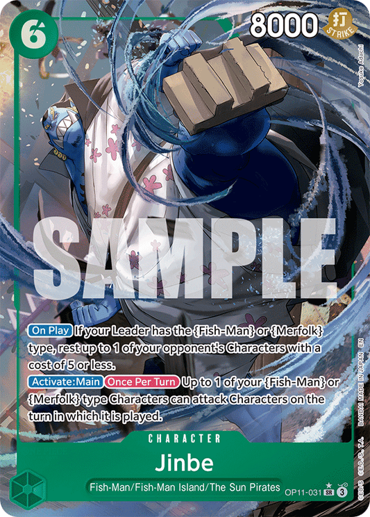 OP11-031 - Jinbe - Super Rare Alt Art