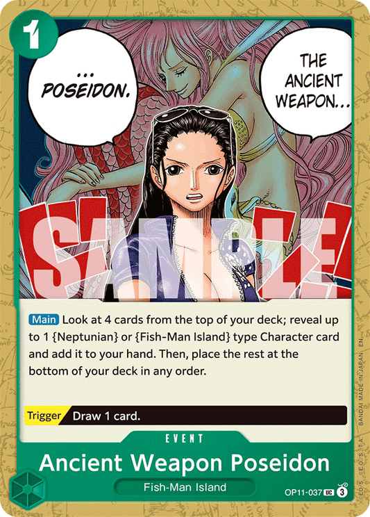 OP11-037 - Ancient Weapon Poseidon - Uncommon