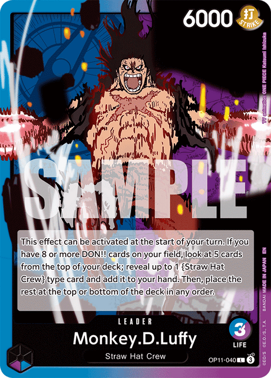 OP11-040 - Monkey.D.Luffy - Leader
