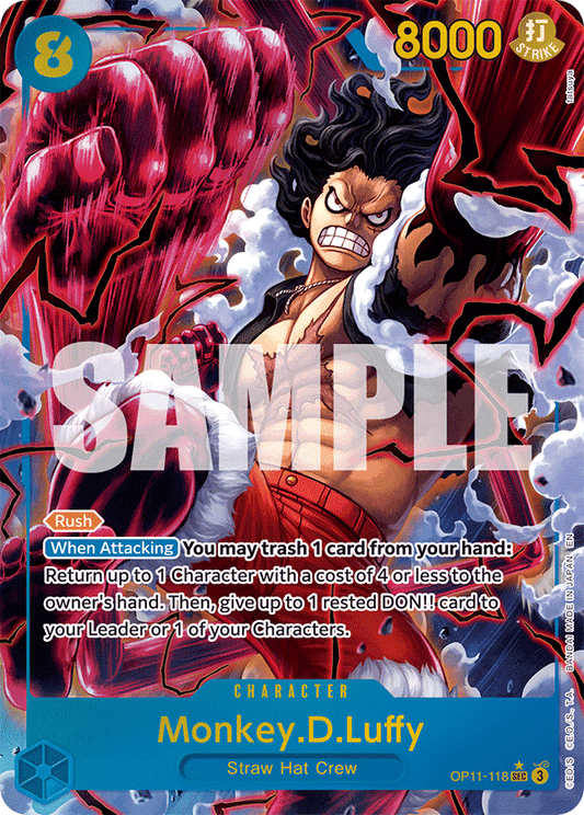 OP11-118 - Monkey.D.Luffy - Secret Rare Alt Art