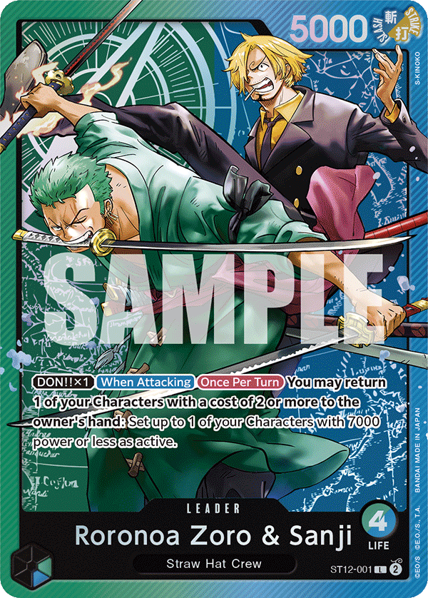 Roronoa Zoro & Sanji - ST12-001 - Leader