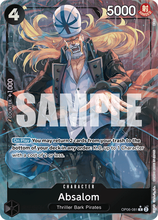 Absalom - OP06-081 - Rare Alt Art