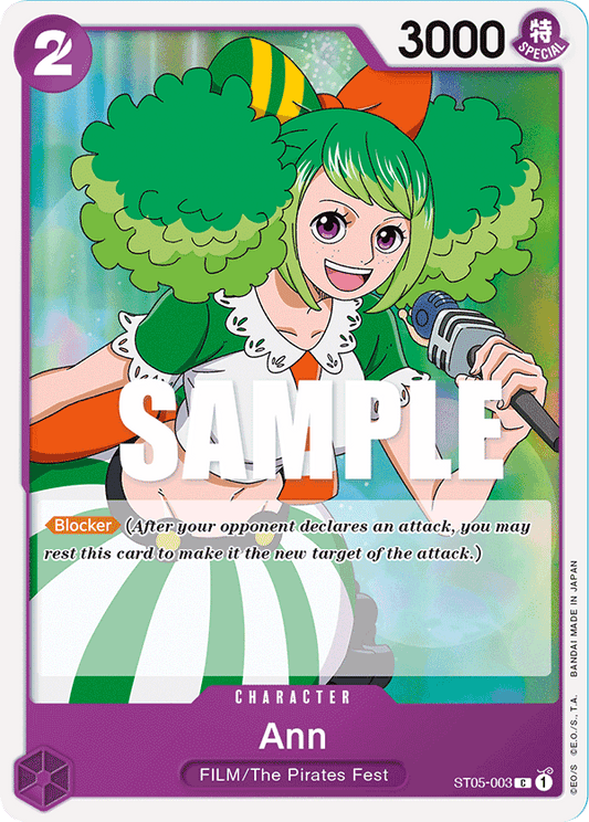 Ann - ST05-003 - Common-One Piece Singles