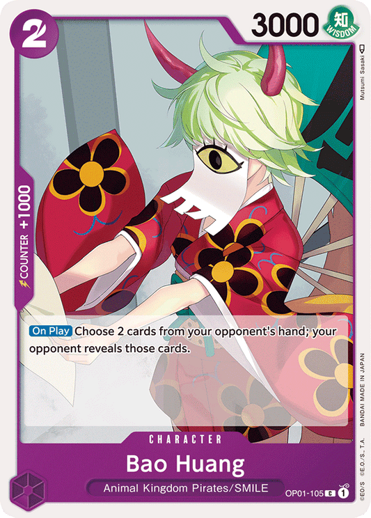 Bao Huang - OP01-105 - Common-One Piece Singles