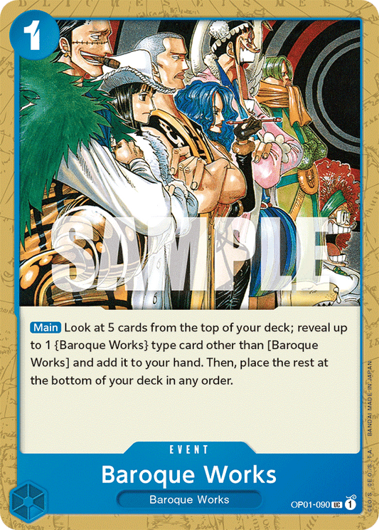 Baroque Works - OP01-090 - Uncommon-One Piece Singles