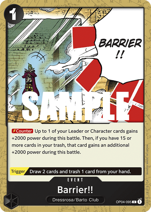 Barrier!! - OP04-095 - Common