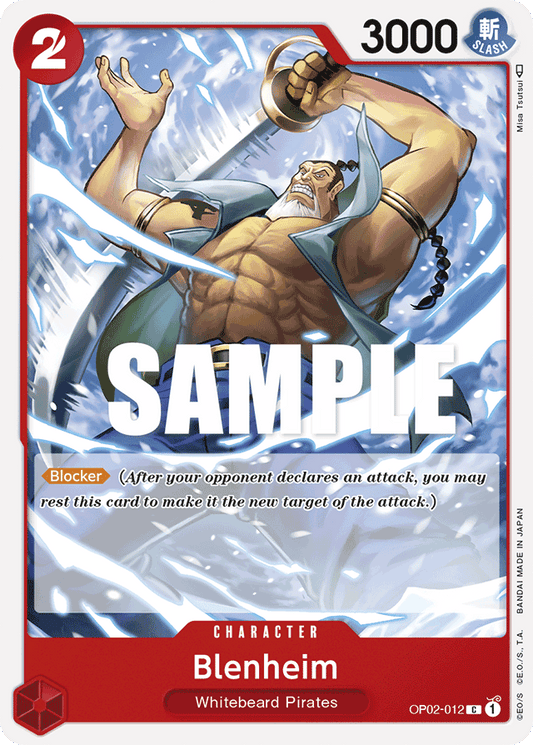 Blenheim - OP02-012 - Common-One Piece Singles