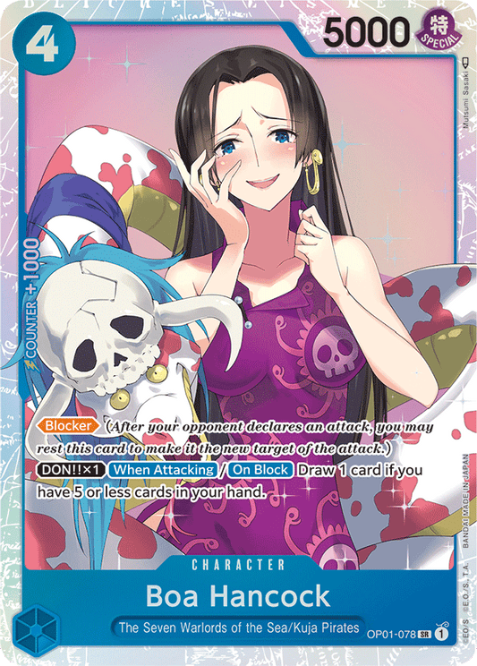 Boa Hancock - OP01-078 - Super Rare-One Piece Singles