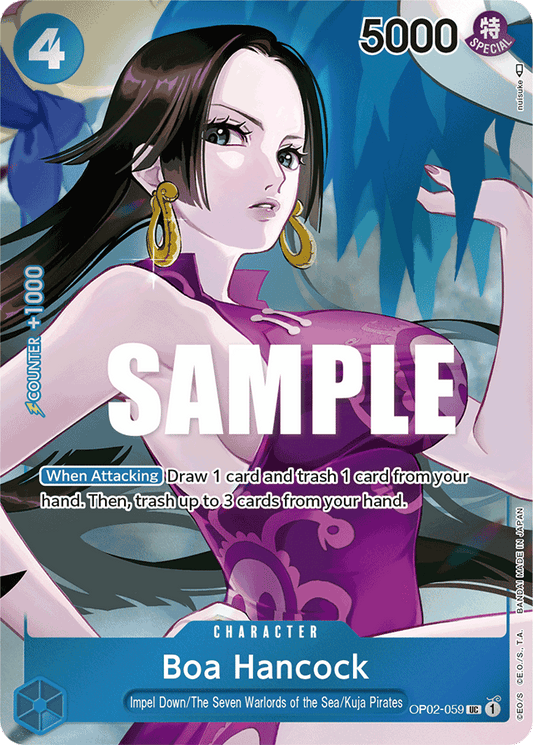 Boa Hancock - OP02-059 - Uncommon (Alt Art)-One Piece Singles