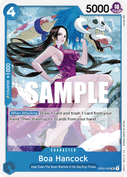 Boa Hancock - OP02-059 - Uncommon-One Piece Singles