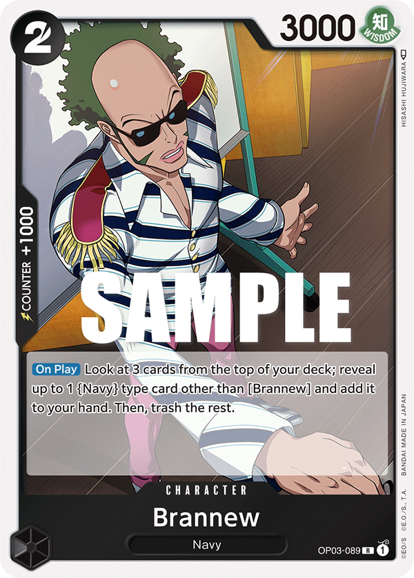 Brannew - OP03-089 - Rare-One Piece Singles