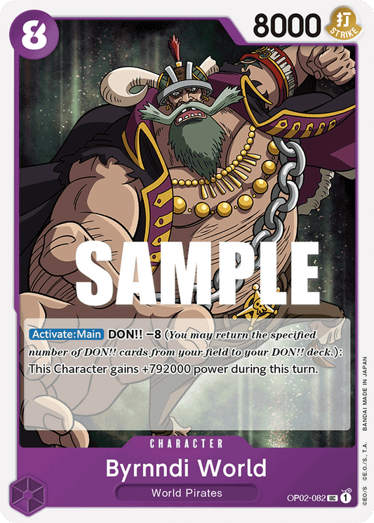 Byrnndi World - OP02-082 - Uncommon-One Piece Singles