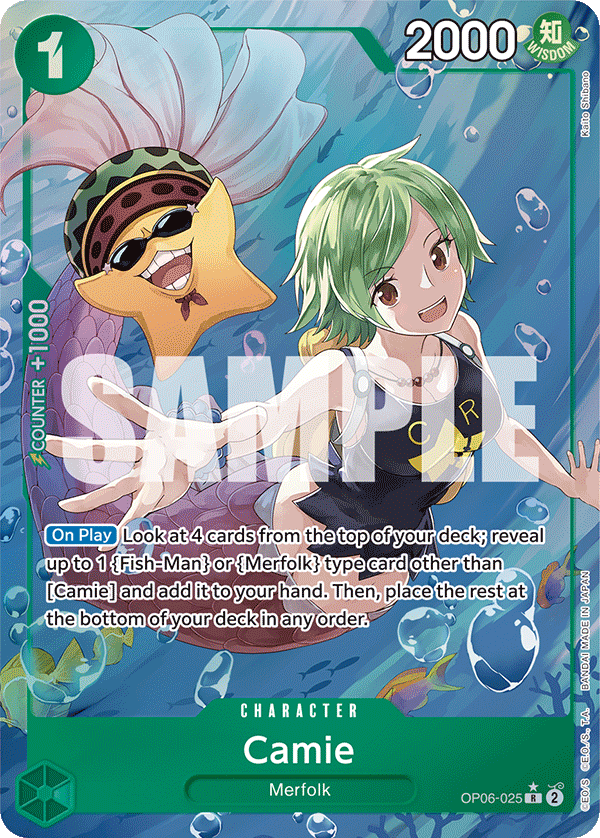 Camie - OP06-025 - Rare (Alt Art)