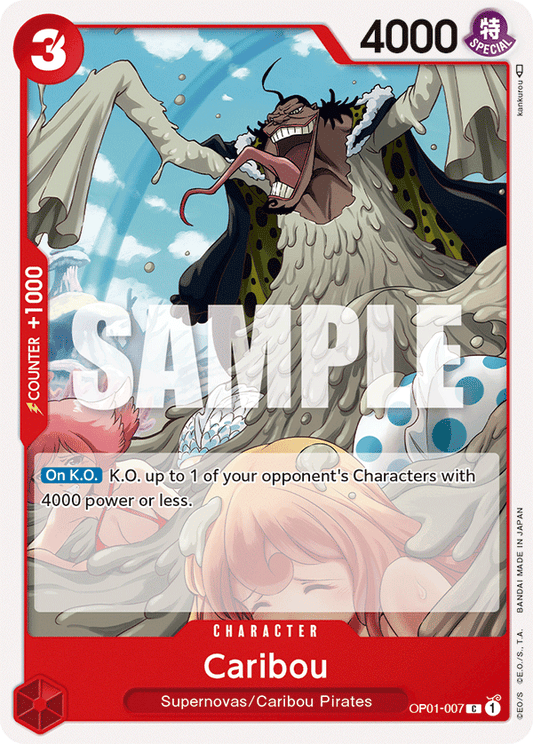 Caribou - OP01-007 - Common-One Piece Singles