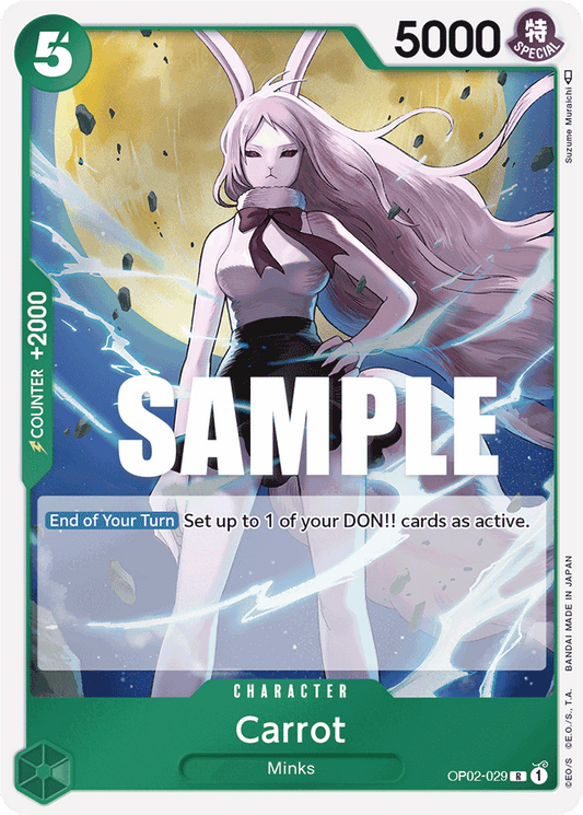 Carrot - OP02-029 - Rare-One Piece Singles