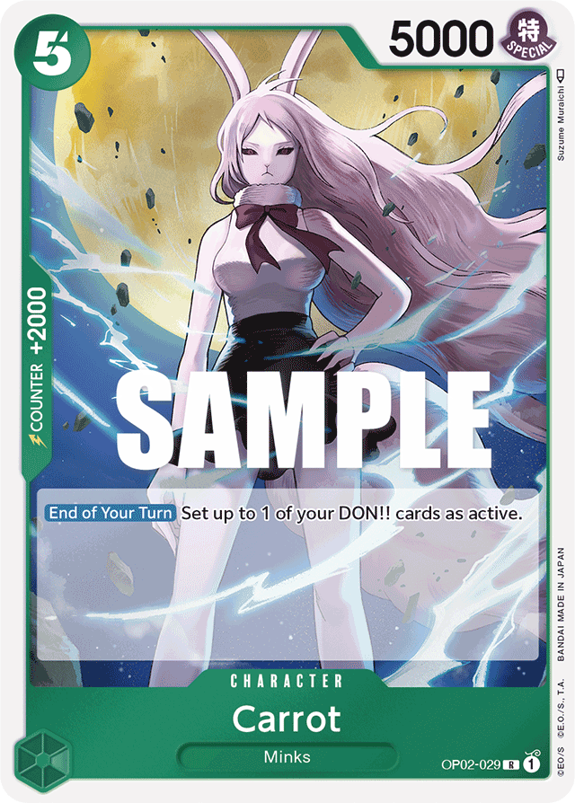 Carrot - OP02-029 - Rare-One Piece Singles